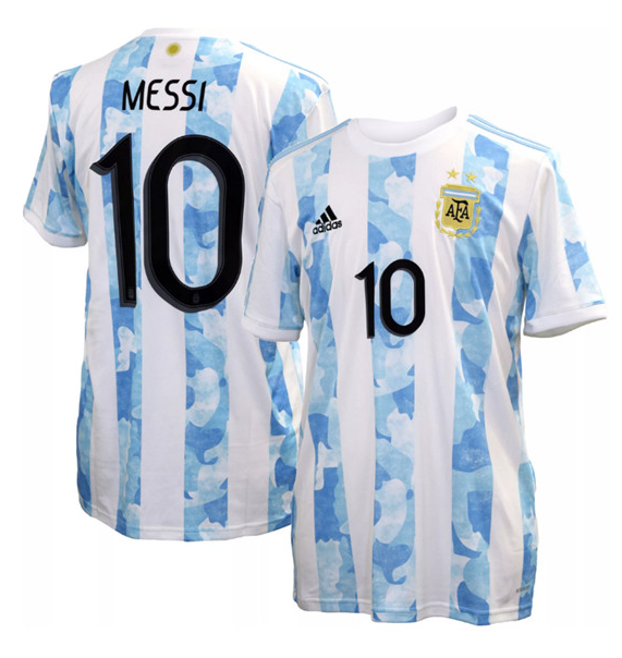 Men's Argentina #10 Lionel Messi Home Jersey